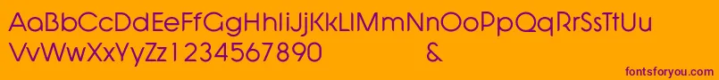Shadeerah Demo Font – Purple Fonts on Orange Background