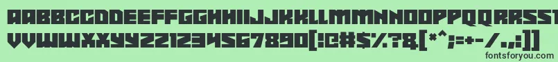 Shadowkingz Font – Black Fonts on Green Background