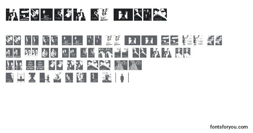 Шрифт Shadows of Grey – алфавит, цифры, специальные символы