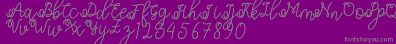 fuente Shafiyyah – Fuentes Grises Sobre Fondo Morado