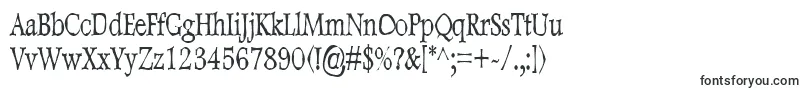 DweeboGothicCondensed-Schriftart – Schriftarten, die mit D beginnen