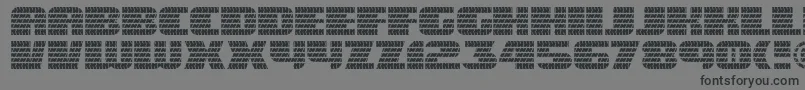 Шрифт Eaglegtii – чёрные шрифты на сером фоне