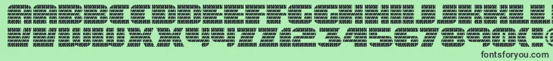 Eaglegtii Font – Black Fonts on Green Background