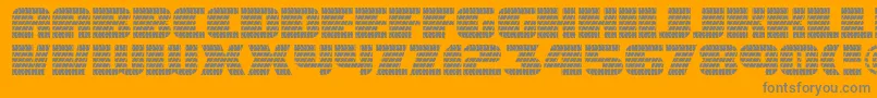 Eaglegtii Font – Gray Fonts on Orange Background