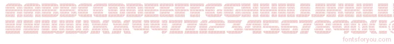 Eaglegtii Font – Pink Fonts on White Background