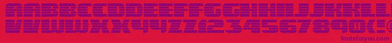 Eaglegtii-Schriftart – Violette Schriften auf rotem Hintergrund