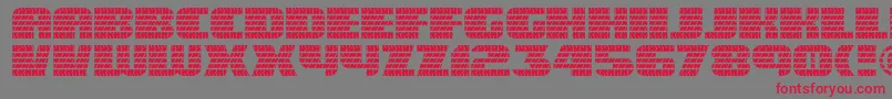 Eaglegtii Font – Red Fonts on Gray Background
