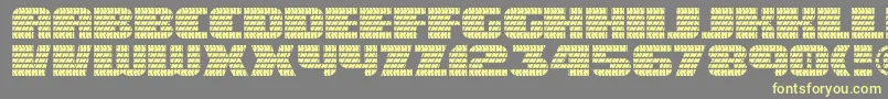 Eaglegtii Font – Yellow Fonts on Gray Background