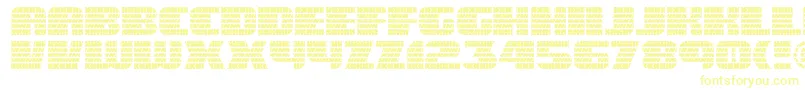 Eaglegtii Font – Yellow Fonts on White Background