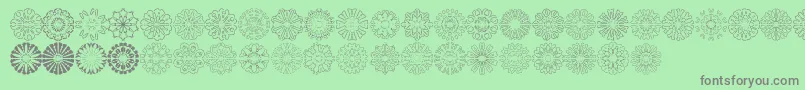 fuente shapes – Fuentes Grises Sobre Fondo Verde