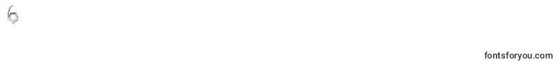 shards-Schriftart – Schriften für die Ziffer 6