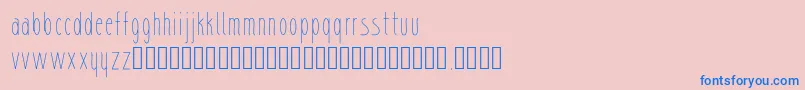 sharik Font – Blue Fonts on Pink Background
