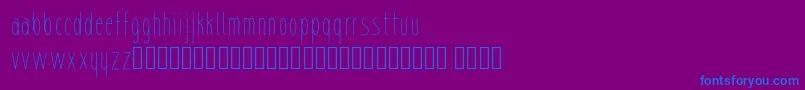 sharik Font – Blue Fonts on Purple Background
