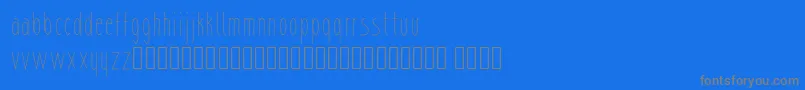 sharik-fontti – harmaat kirjasimet sinisellä taustalla