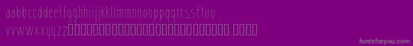 フォントsharik – 紫の背景に灰色の文字