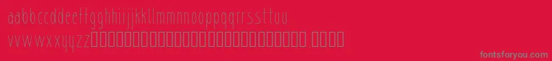 sharik Font – Gray Fonts on Red Background