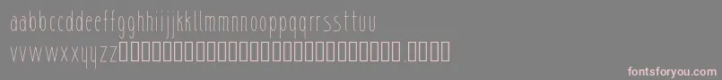 Шрифт sharik – розовые шрифты на сером фоне