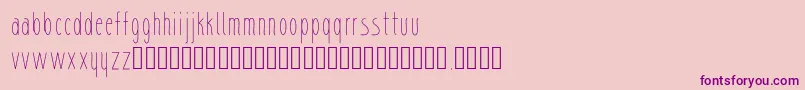 sharik Font – Purple Fonts on Pink Background