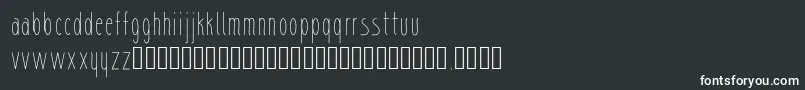 フォントsharik – 黒い背景に白い文字