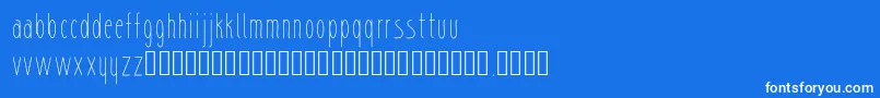 Шрифт sharik – белые шрифты на синем фоне