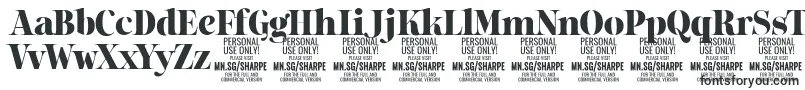 SharpeBl PERSONAL Font – Fonts for Google Chrome