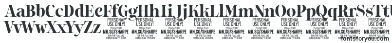 SharpeBo PERSONAL Font – Fonts for Corel Draw