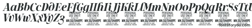 SharpeBoIt PERSONAL Font – TTF Fonts