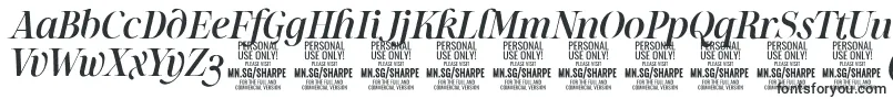 Шрифт SharpeMeIt PERSONAL – бесплатные шрифты
