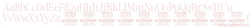 Saiba mais sobre a fonte SharpeTh PERSONAL Fonte SharpeTh PERSONAL – fontes cor-de-rosa