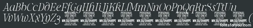 SharpeThIt PERSONAL Font – White Fonts