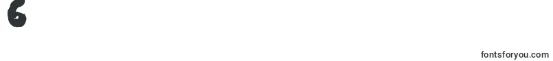 フォントshash – フォント数字6