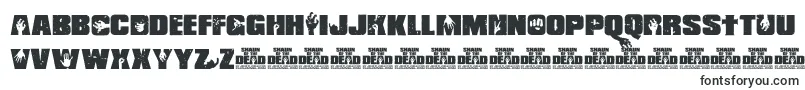 Шрифт Shaun of the Dead – ужасные шрифты