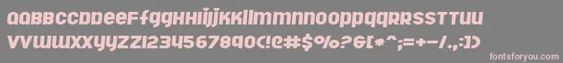 Rollergi Font – Pink Fonts on Gray Background