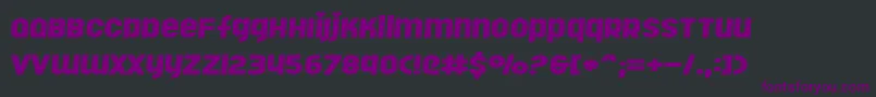 Rollergi Font – Purple Fonts on Black Background