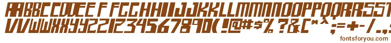 Шрифт shellhead bold itallic – коричневые шрифты на белом фоне
