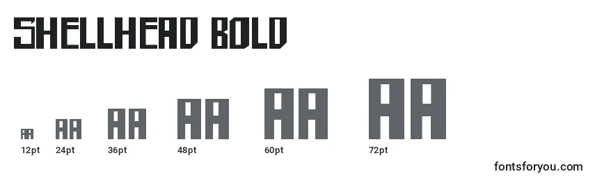 Shellhead bold Font Sizes
