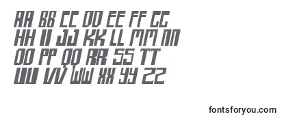 Shellhead itallic Font