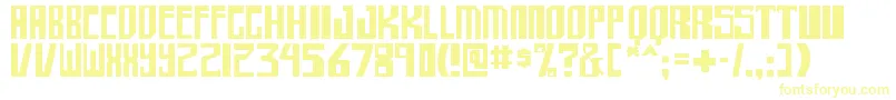 shellhead-Schriftart – Gelbe Schriften