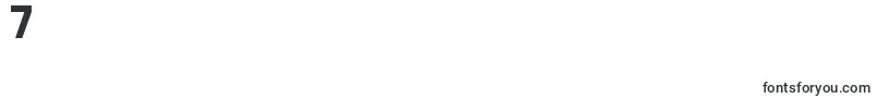 フォントshellhead2 – フォント数字7