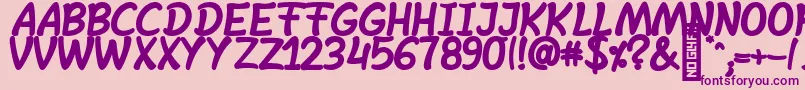 More about SheltaHand BoldItalic Font SheltaHand BoldItalic Font – Purple Fonts on Pink Background