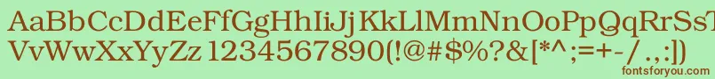 Kacstdigital Font – Brown Fonts on Green Background