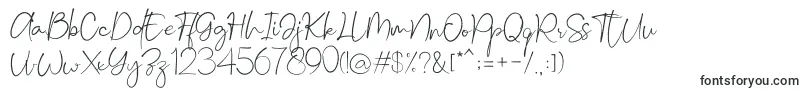 Шрифт Sheryl – рукописные шрифты