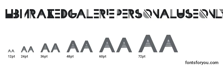 HbmRazedGaleriePersonalUseOnly Font Sizes