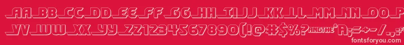 fuente shiningherald3d – Fuentes Rosadas Sobre Fondo Rojo