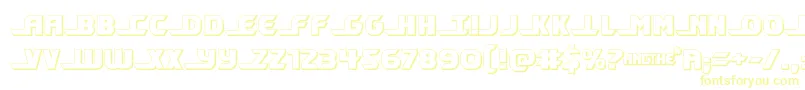 shiningherald3d Font – Yellow Fonts