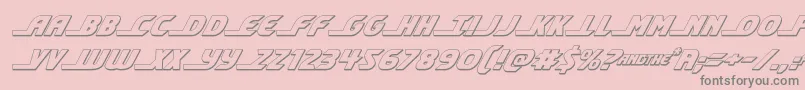 fuente shiningherald3dital – Fuentes Grises Sobre Fondo Rosa