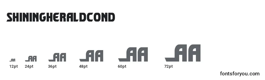 Shiningheraldcond (140709) Font Sizes