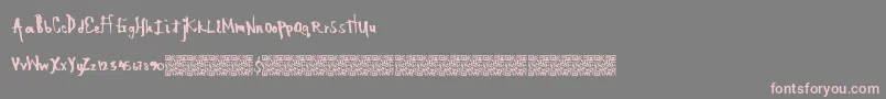 Dirtyshocker Font – Pink Fonts on Gray Background