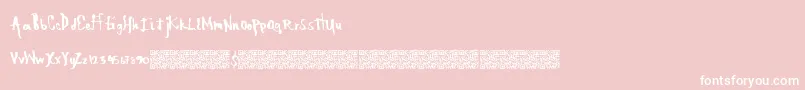 Dirtyshocker Font – White Fonts on Pink Background