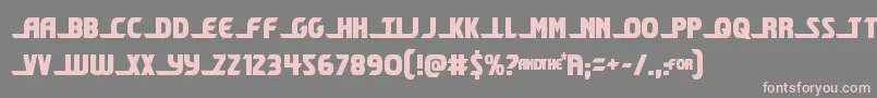 shiningheraldcond Font – Pink Fonts on Gray Background